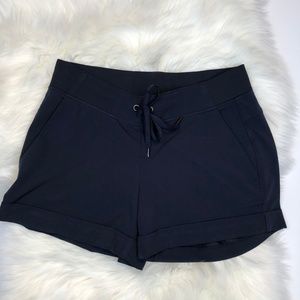 Athleta Blue Drawstring Shorts